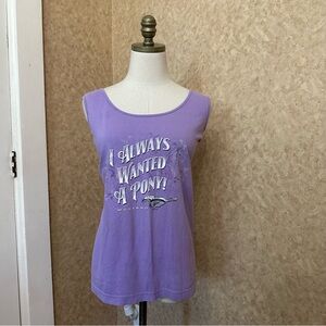 Lavender Graphic Women's Tank Top